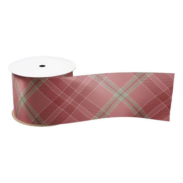 Nostalgic Red Christmas Satin Ribbon (Spool)