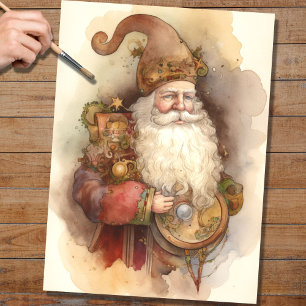 Nostalgic Santa 6 Decoupage Paper