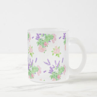 Nostalgic Scents of Summer Pattern Glass Mug