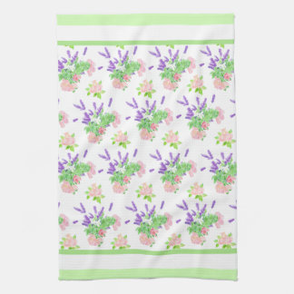 Nostalgic Scents of Summer Pattern Kitchen Towel