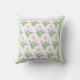 Nostalgic Scents of Summer Pattern Throw Pillow (Back)