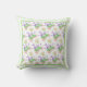 Nostalgic Scents of Summer Pattern Throw Pillow (Front)