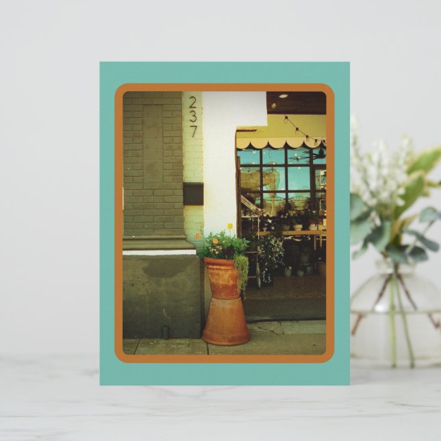 Nostalgic Stroll Stationery Custom Letterhead (Standing Front)