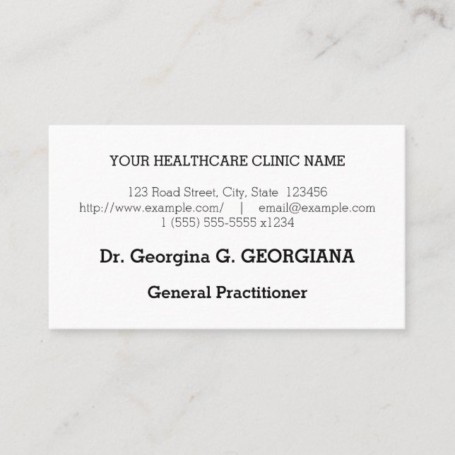 Nostalgic, Traditional, and Vintage Business Card (Front)