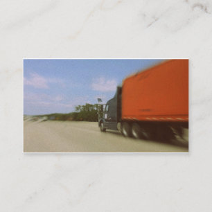 Nostalgic Truck Driver Funeral Memorial Card