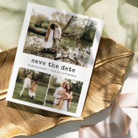Nostalgic Type | Vintage Save the Date Photo Grid