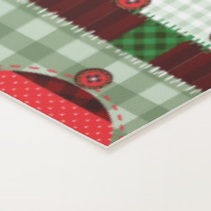 Nostalgic Vintage Holiday Patchwork Quilt Yoga Mat