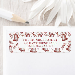 Nostalgic Vintage Red Christmas Bells