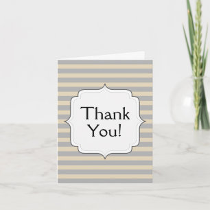 Nostalgic, Vintage "Thank You!" Card