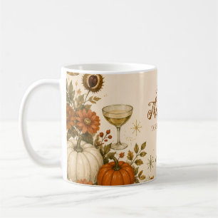 Nostalgic Vintage Thanksgiving Supper Club Coffee Mug