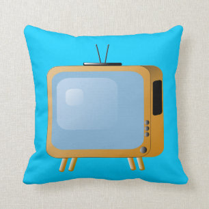 NOSTALGIC VINTAGE TV SET CUSHION