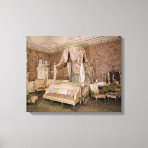 Nostell Priory, the state bedroom, 1771 Canvas Print