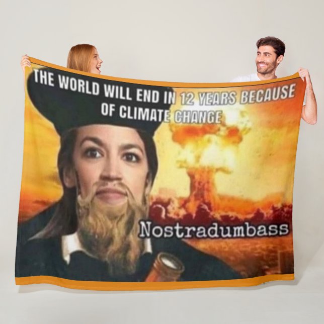 NOSTRADUMBASS FLEECE BLANKET (In Situ)