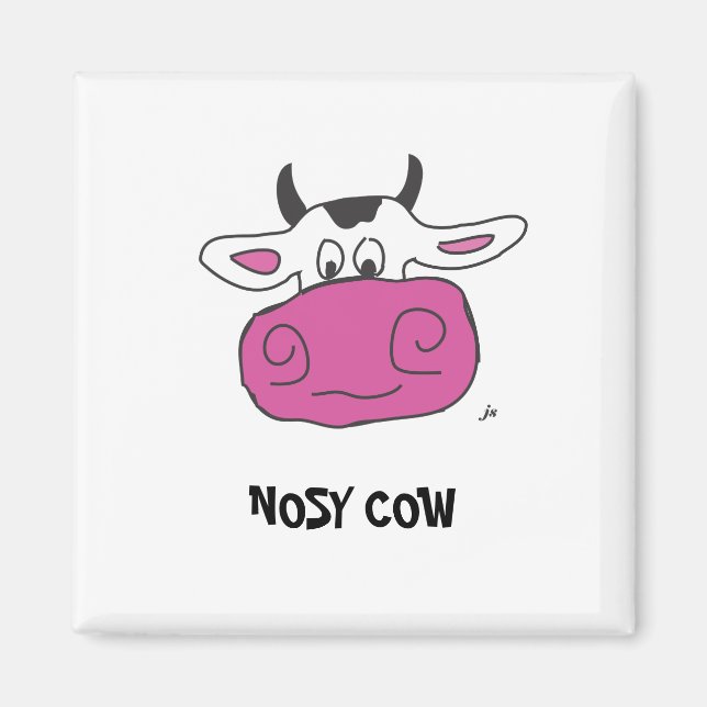 NOSY COW MAGNET (Front)