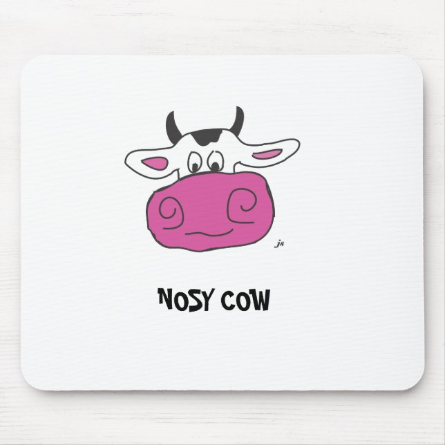NOSY COW MOUSE MAT (Front)