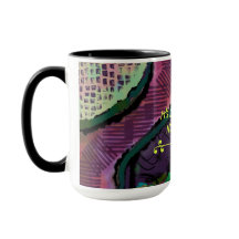 Not a Bad Day abstract designed mug