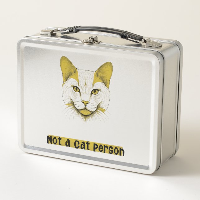 Not a Cat Person Lunch Box (Front)