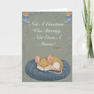 Not A Creature Was Stirring-Hand drawn Holiday 