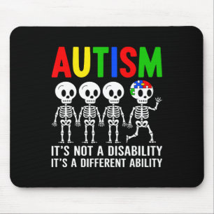 Not A Disability It's A Different Ability Autism S Mouse Mat