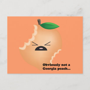 Not-A-Georgia-Peach Postcard