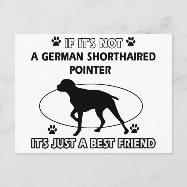 Not a german shorthaired pointer postcard (Front)