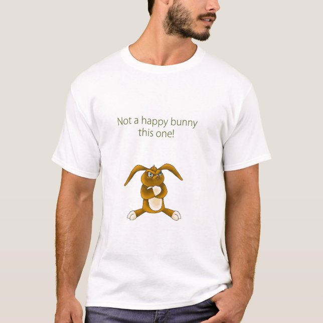 Not a happy bunny T-Shirt (Front)