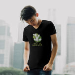 Not A Hugger Cactus T-Shirt<br><div class="desc">You're prickly and don't like to be touched. Totally understandable and you can let the world know quickly with this cactus design that shares that you are not a hugger. Done in shades of green with a white plant. Matching products available.</div>