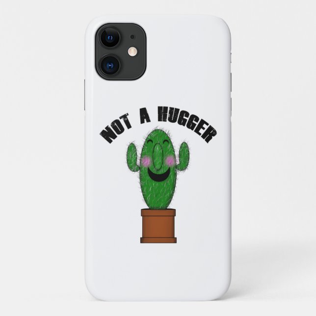 Not A Hugger Case-Mate iPhone Case (Back)