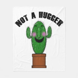 Not A Hugger Fleece Blanket