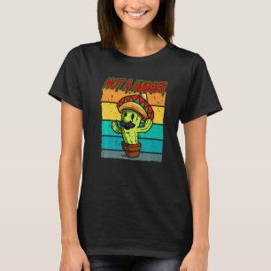 Not A Hugger Funny Cactus Sarcastic T-Shirt