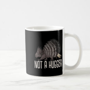Not A Hugger Quote Funny Porcupine Graphic Coffee Mug