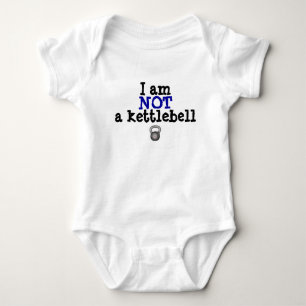 Not a kettlebell baby bodysuit