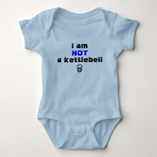 Not a kettlebell baby bodysuit