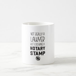 Not a Lawyer Notary Public Mug Funny
