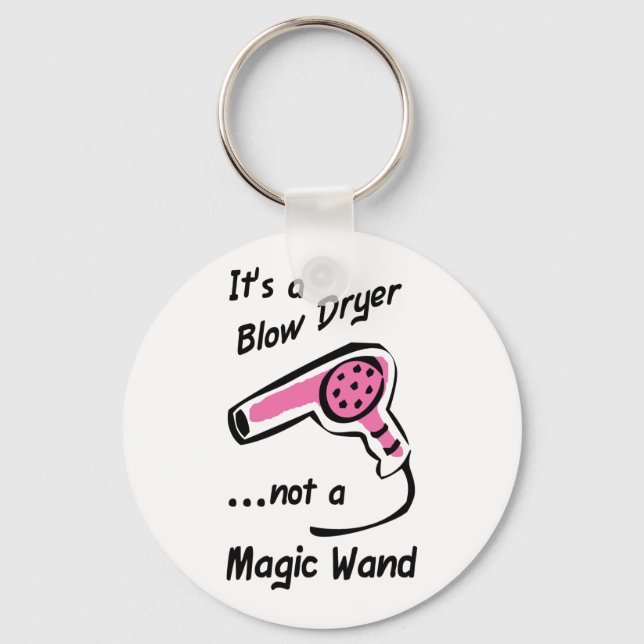 Not a Magic Wand Key Ring (Front)