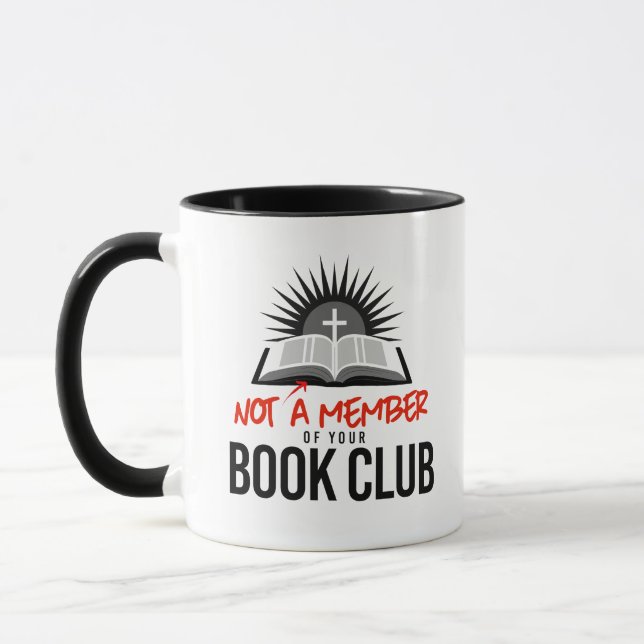 Not a member of your book club mug (Left)