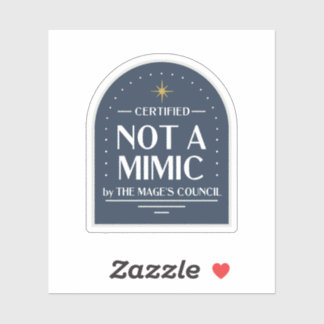 Not a Mimic Funny D&D Sticker