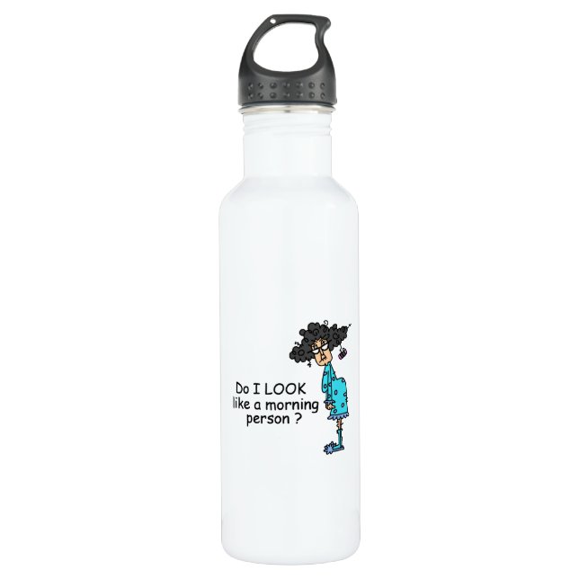 Not A Morning Person 710 Ml Water Bottle (Front)