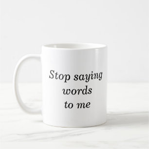 not a morning person coffee mug