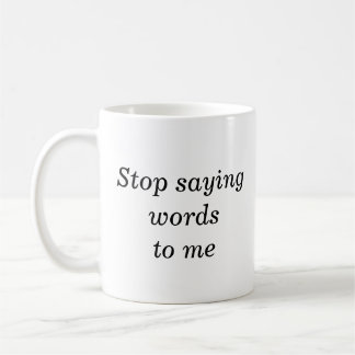 not a morning person coffee mug