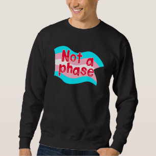 Not A Phase Trans Rights Trans Flag Lgbtqi Sweatshirt