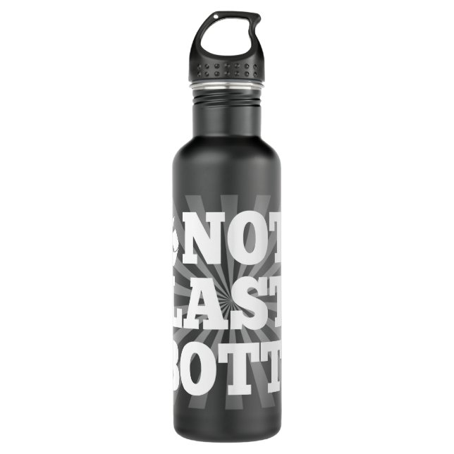 Not a Plastic Bottle, Recycled Personalised Water 710 Ml Water Bottle (Front)