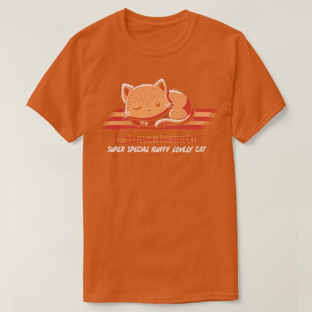 Not a Regular Domestic Cat Red T-Shirt (Design Front)