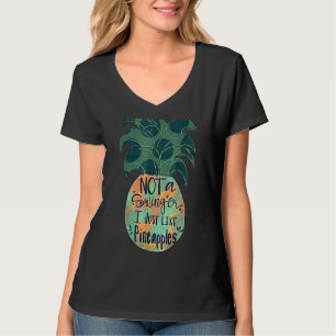 Not A Swinger I Just Like Pineapples Summer T-Shirt