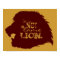 Not a Tame Lion Poster