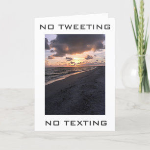 NOT A TEXT OR TWEET-SPECIAL HOLIDAY CARD FOR YOU