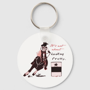 Not About Looking Pretty Key Ring