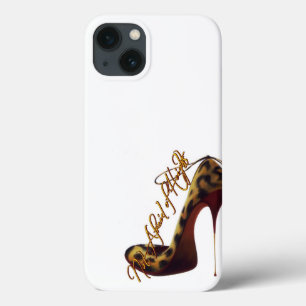 "Not Afraid of Heights" Tres Chic High Heel Design iPhone 13 Case