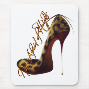"Not Afraid of Heights" Tres Chic High Heel Design Mouse Mat