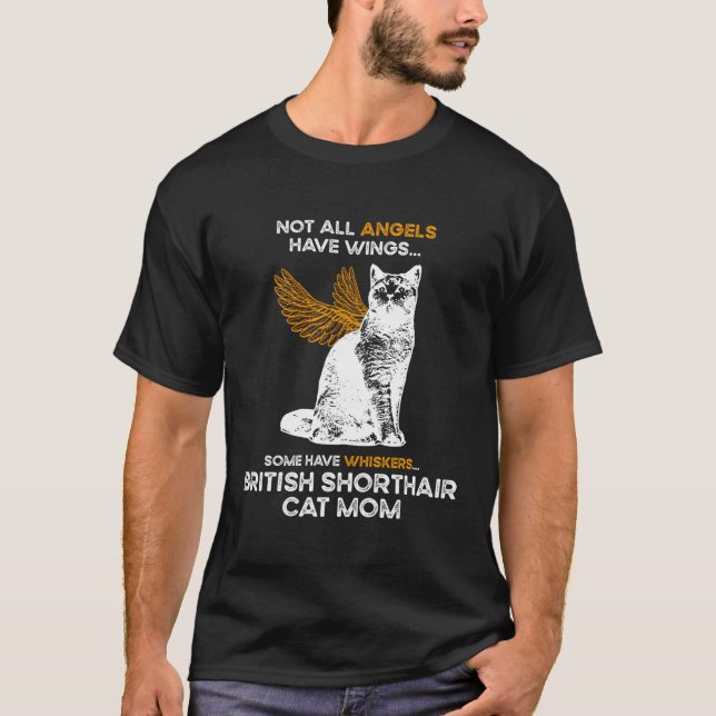 Not All Angels Have Wings - Mother British Shortha T-Shirt (Front)